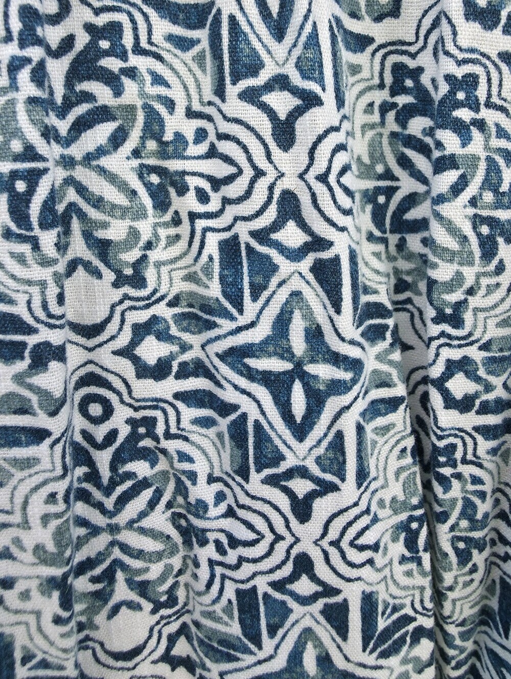 Dip Collection Maxi Dress Medium Blue White Patterned #DR5 - Picture 9 of 10